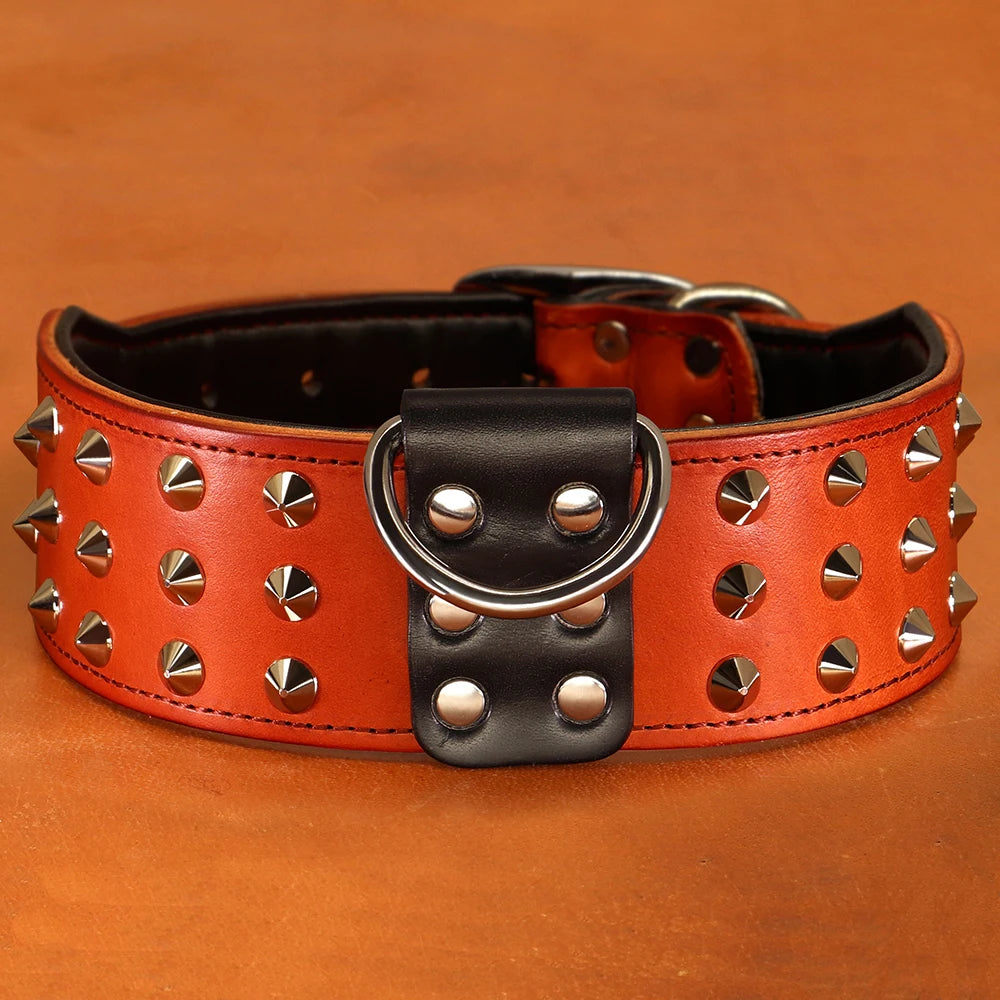 Durable adjustable Leather Collar