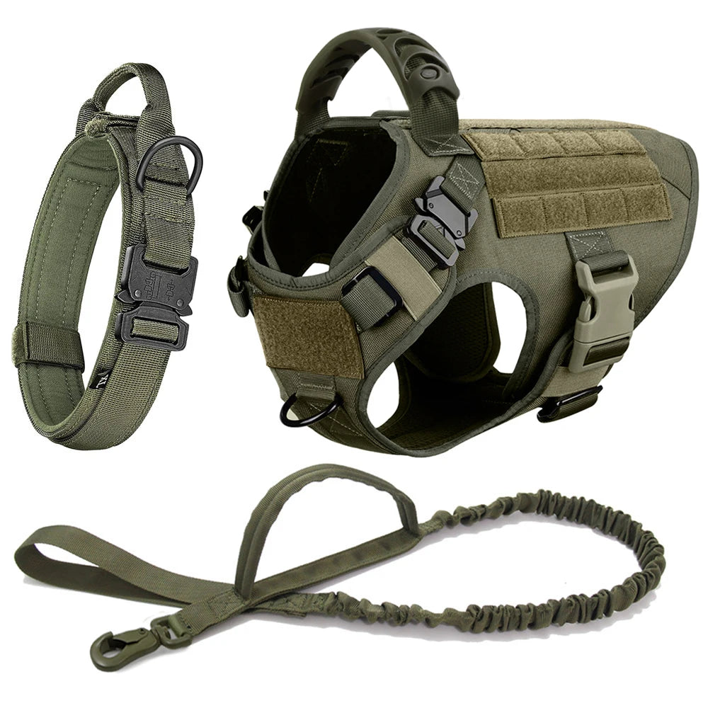 Military collar and tactical vest set