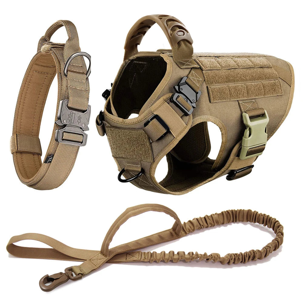 Military collar and tactical vest set