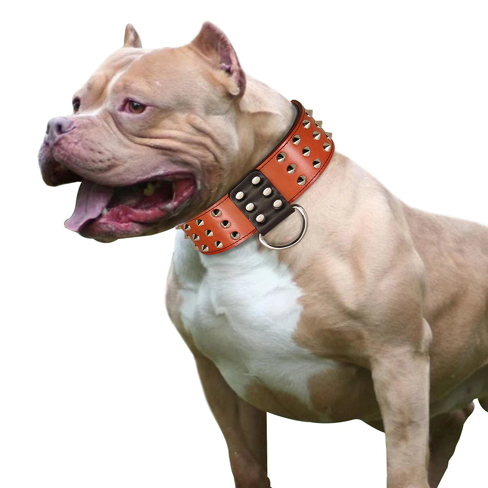 Durable adjustable Leather Collar