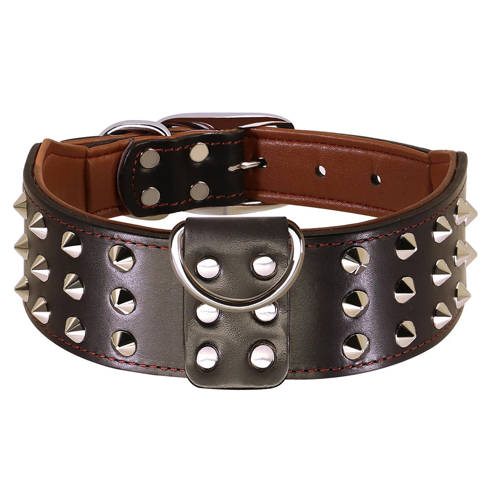 Durable adjustable Leather Collar