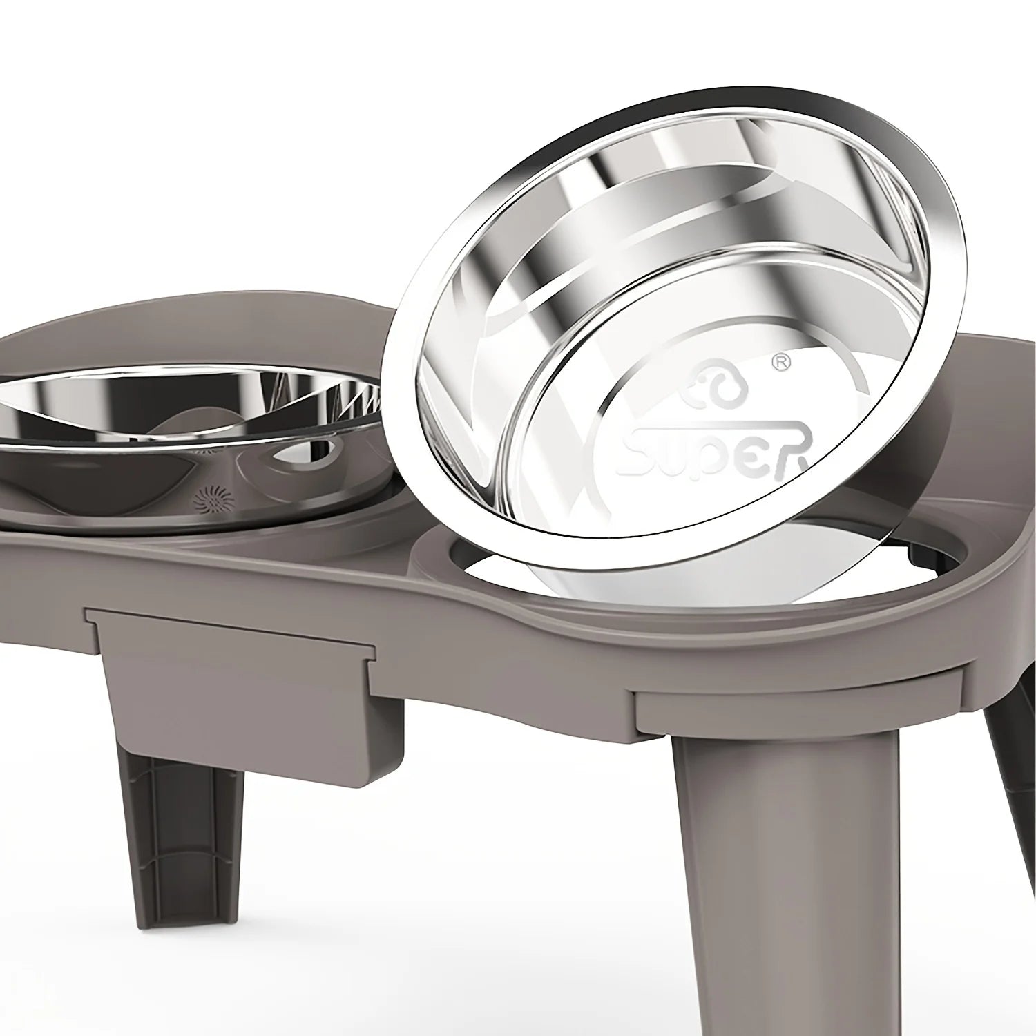 Elevated dog bowls