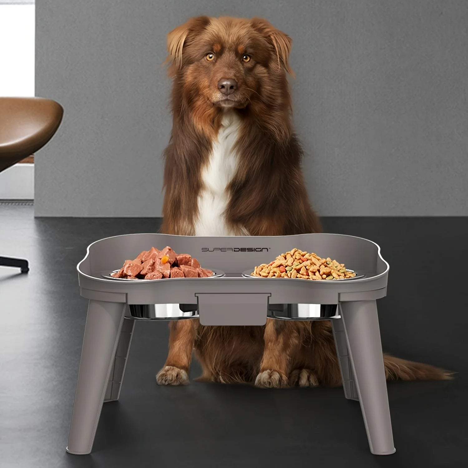 Elevated dog bowls