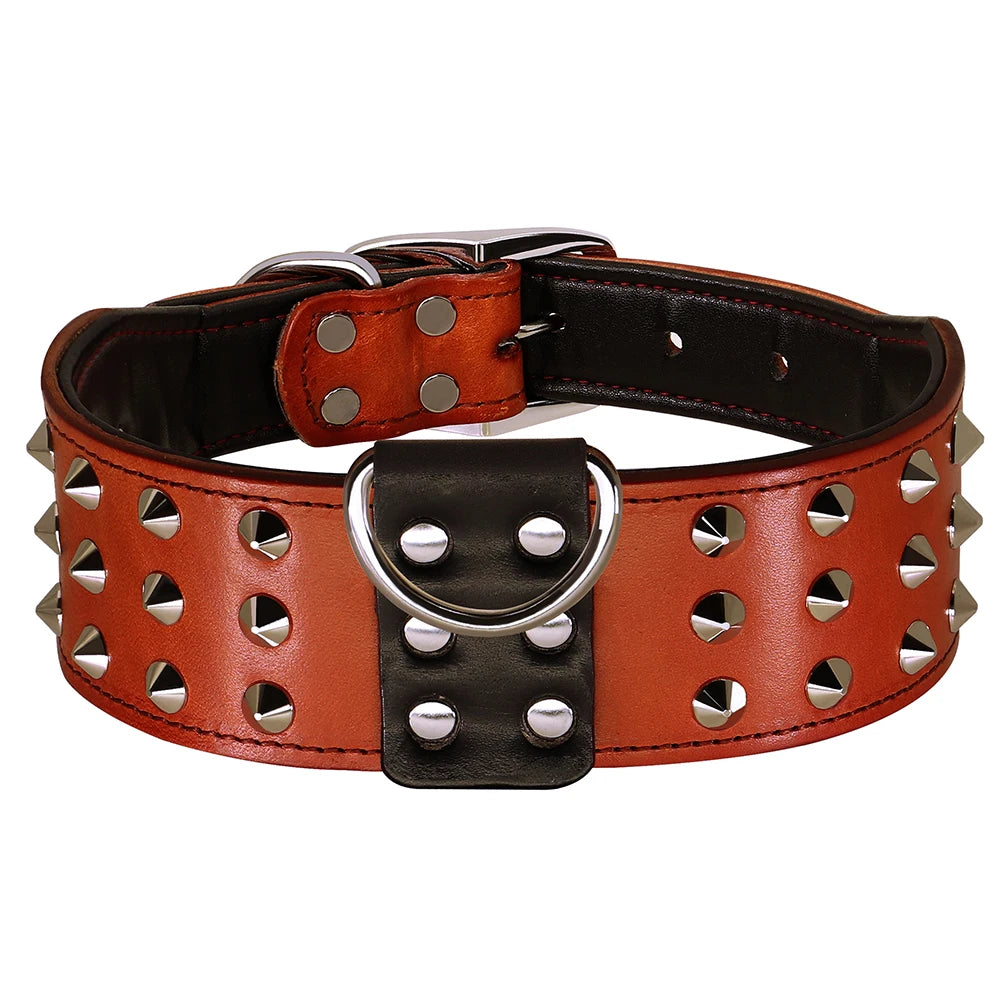 Durable adjustable Leather Collar