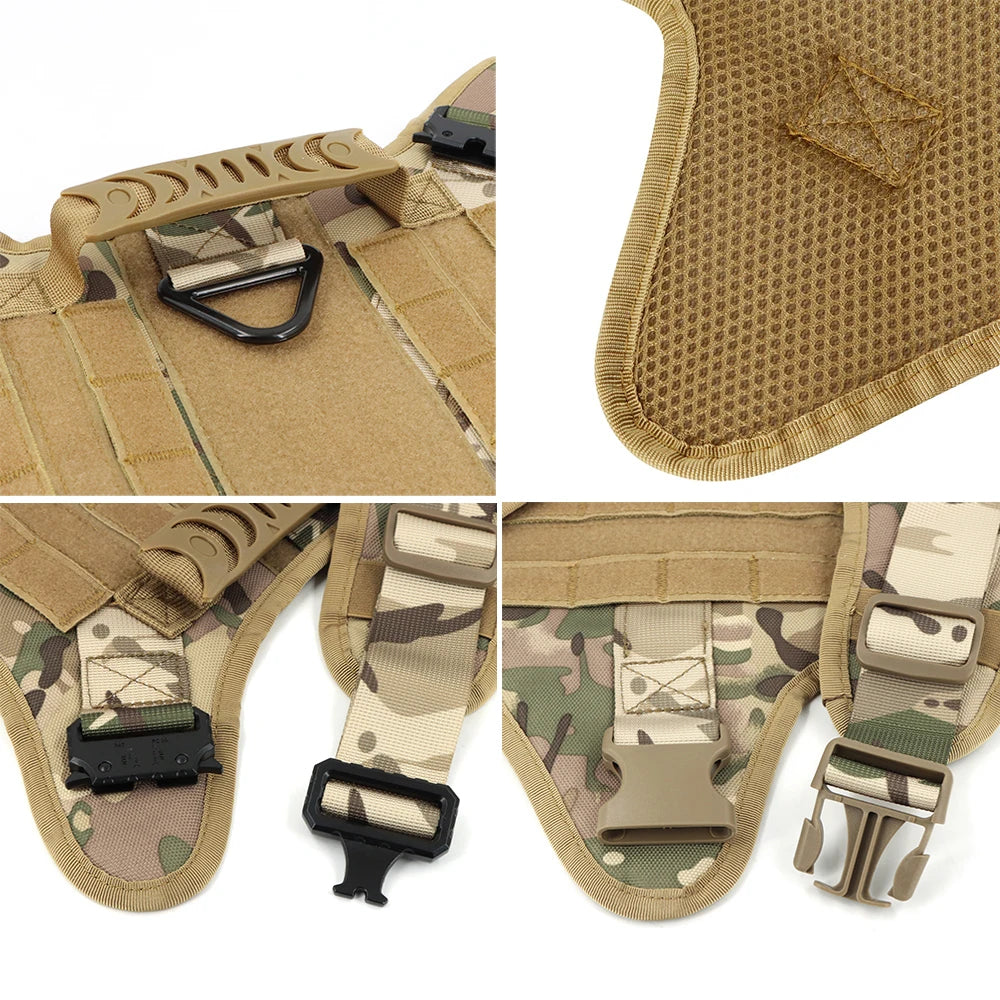 Military collar and tactical vest set