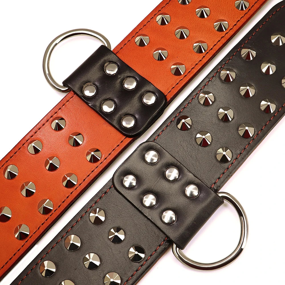 Durable adjustable Leather Collar