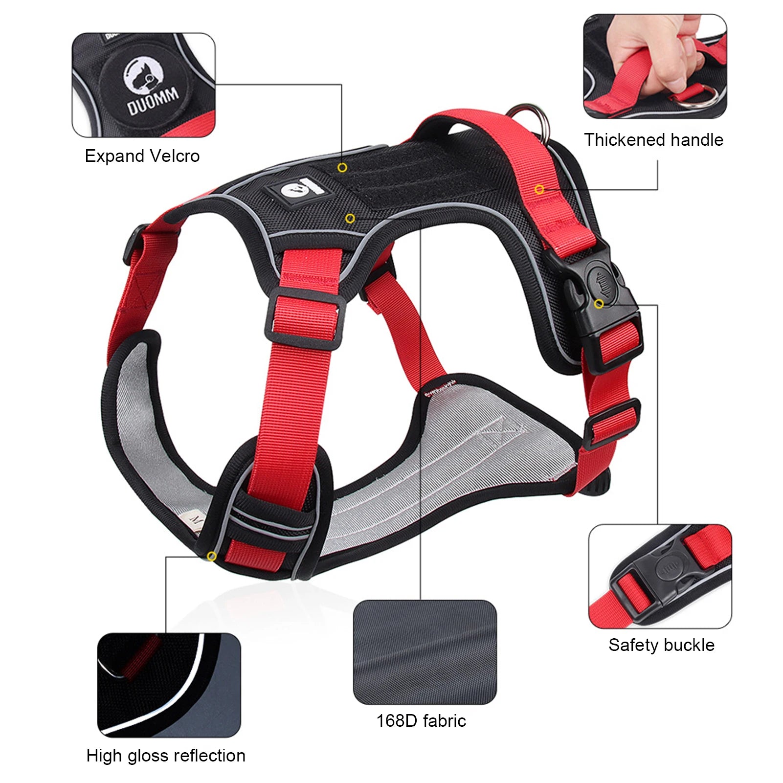 Waterproof Reflective Harness for Dogs